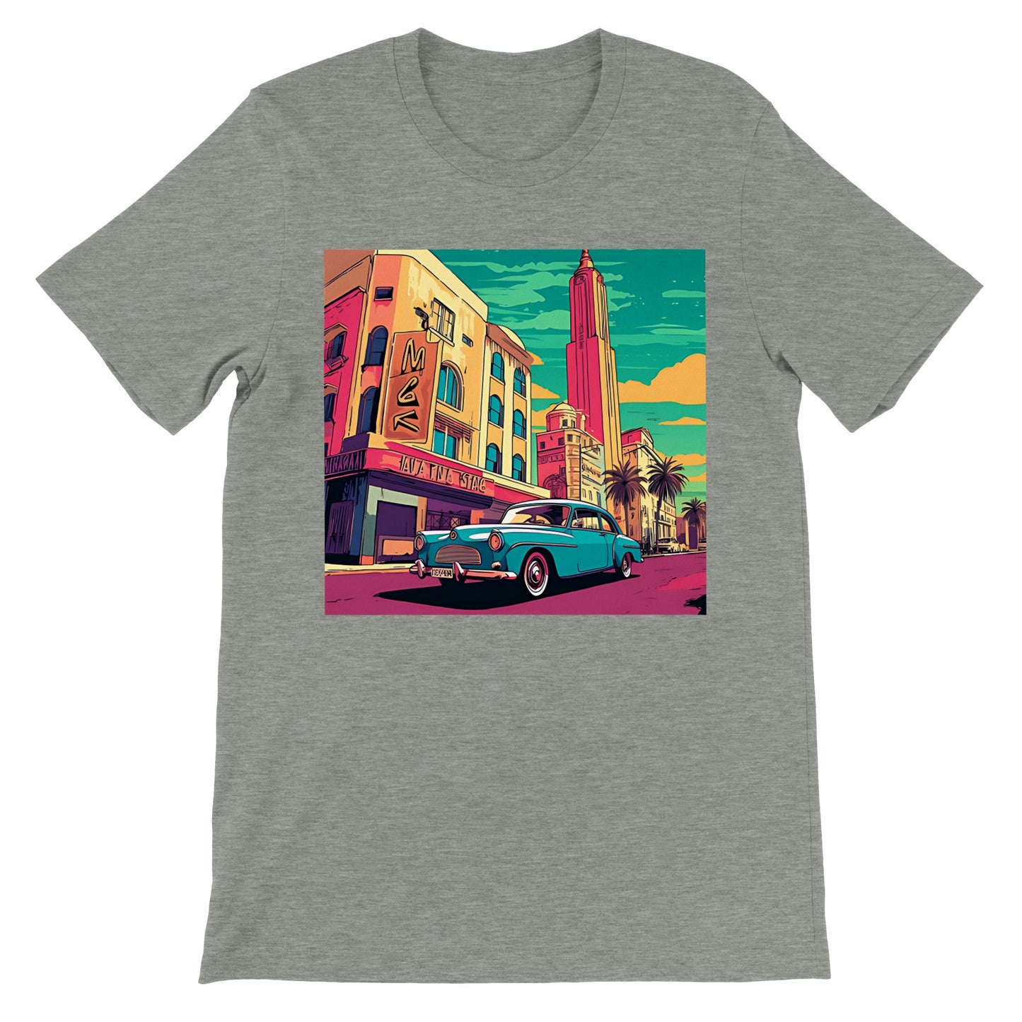 Camiseta de hombre con foto de ciudad 