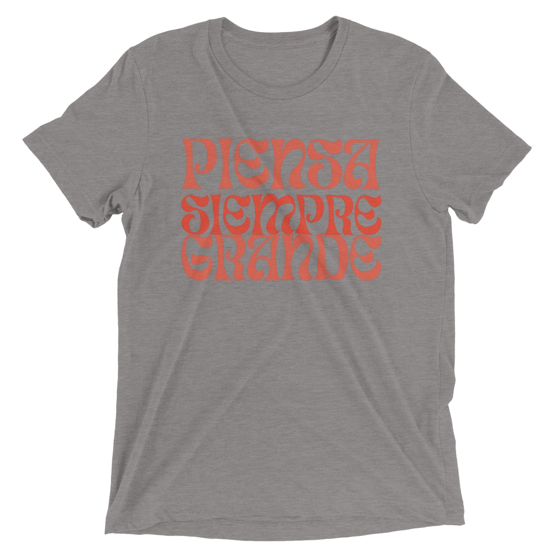 Camiseta gris de mujer con letras