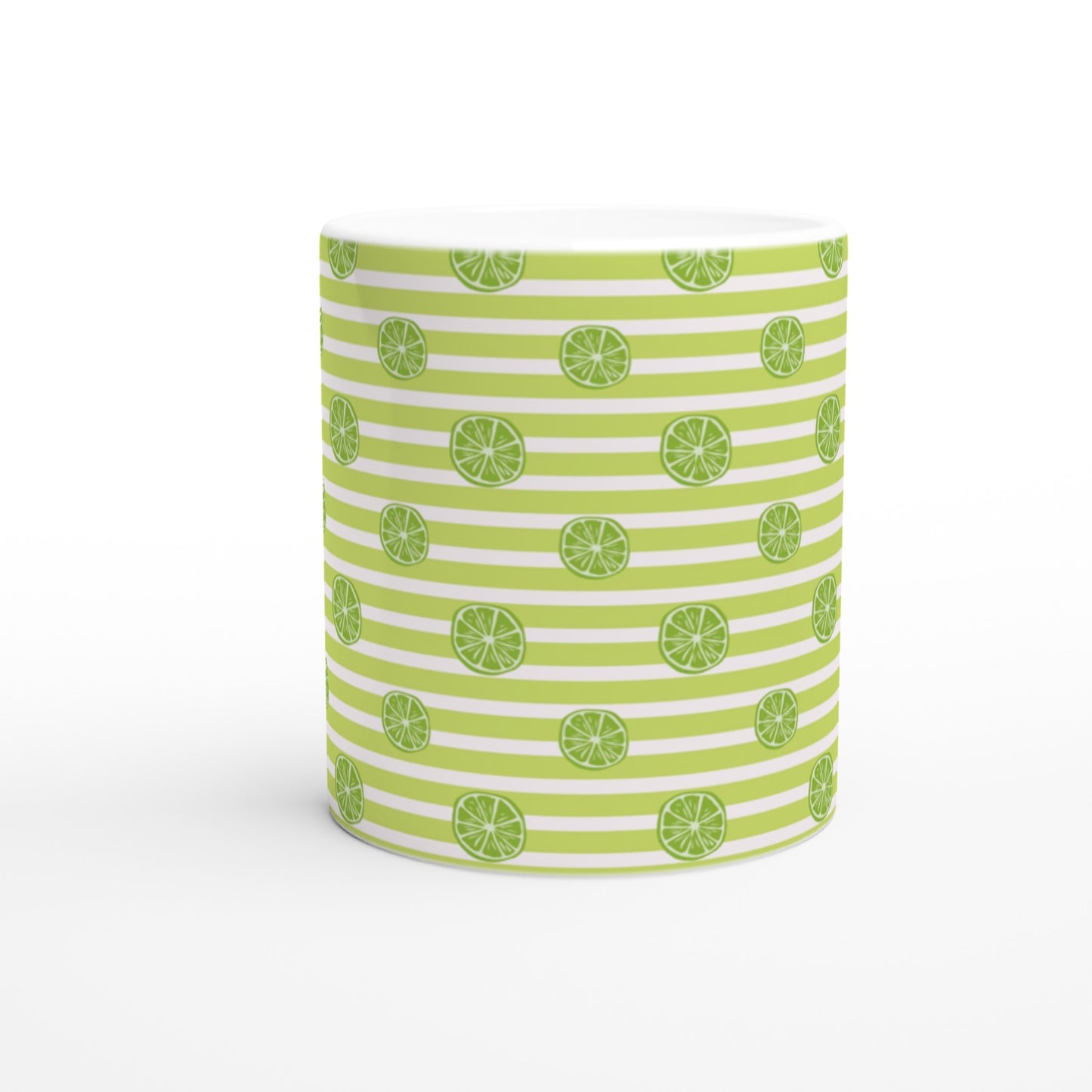 Taza para café con diseño de limones