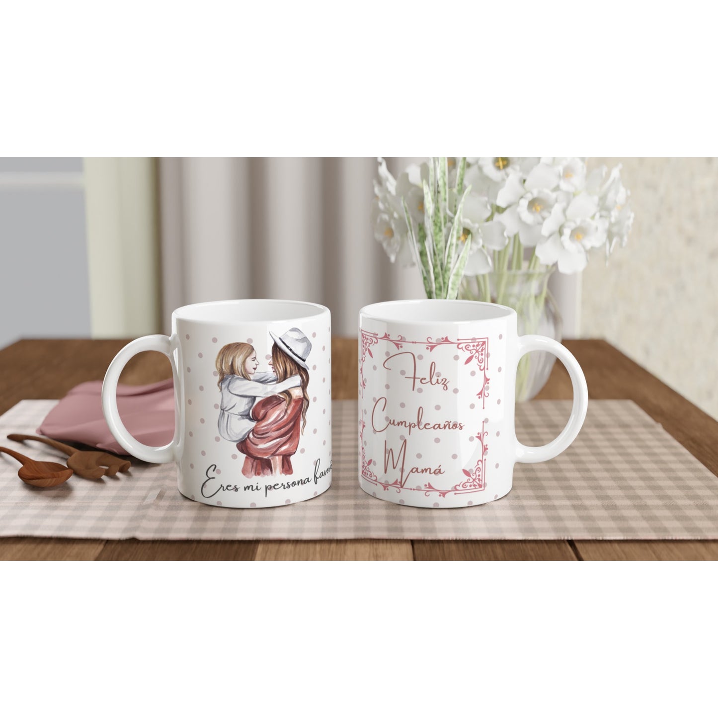 Taza de cumpleaños para mamá