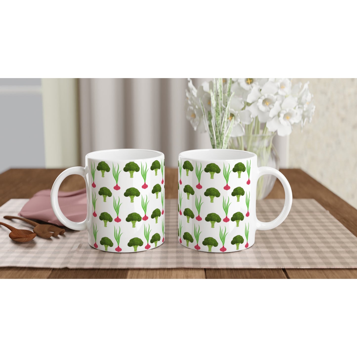 Tazas personalizadas con motivos de huerto