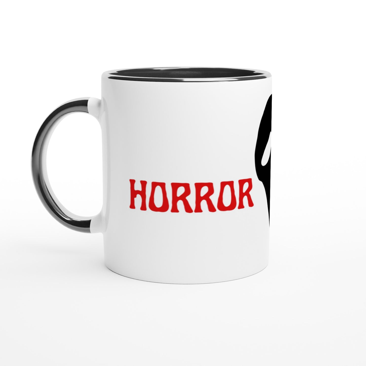 Taza con diseño de cine horror