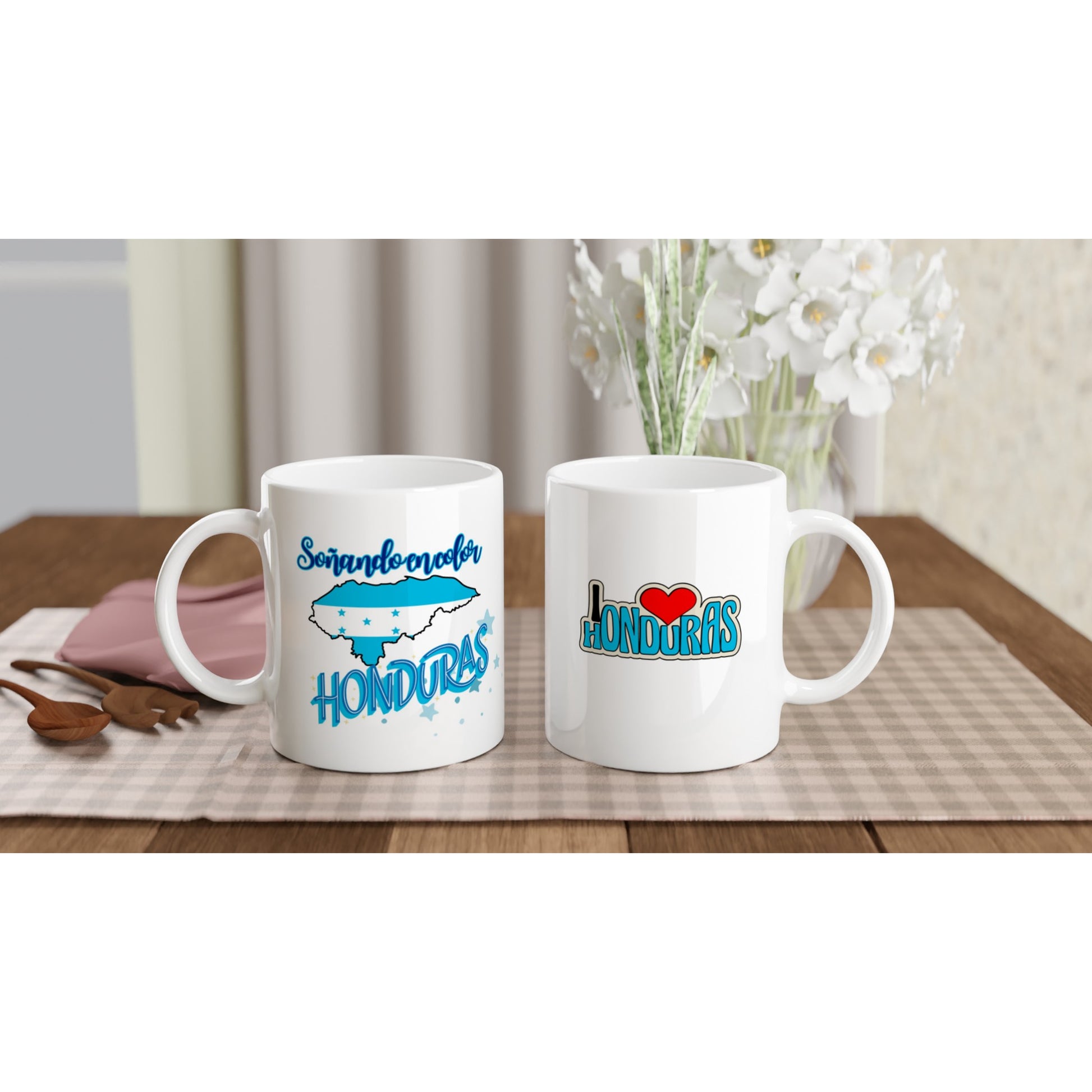 Taza para desayuno personalizada de Honduras