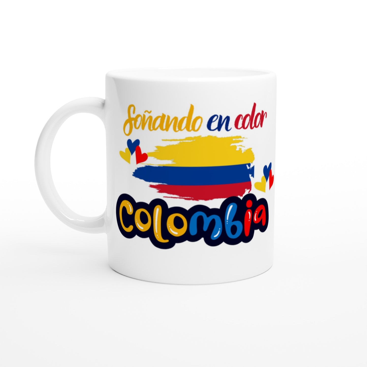 Taza de café decorada de Colombia