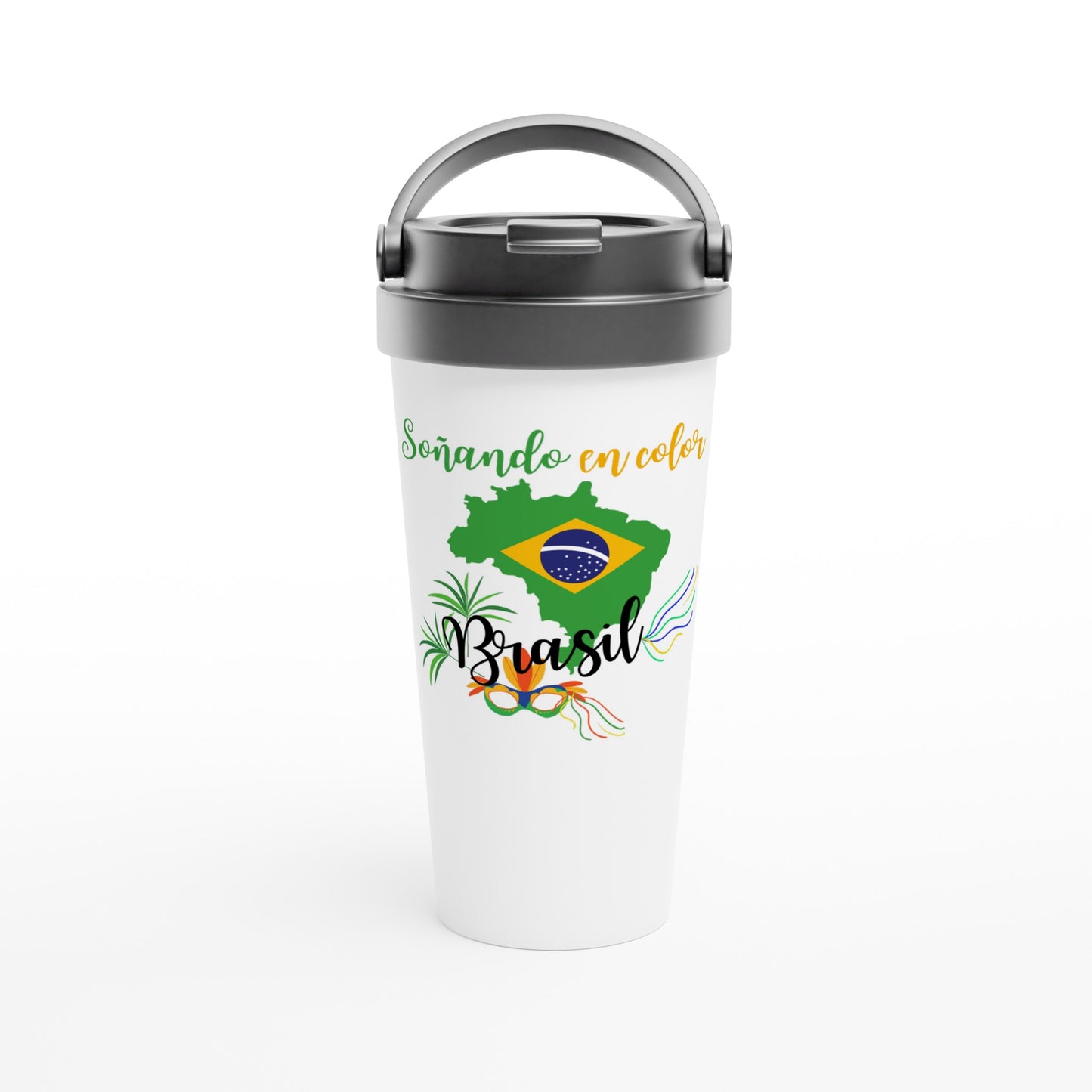 Taza de acero personalizada Brasil