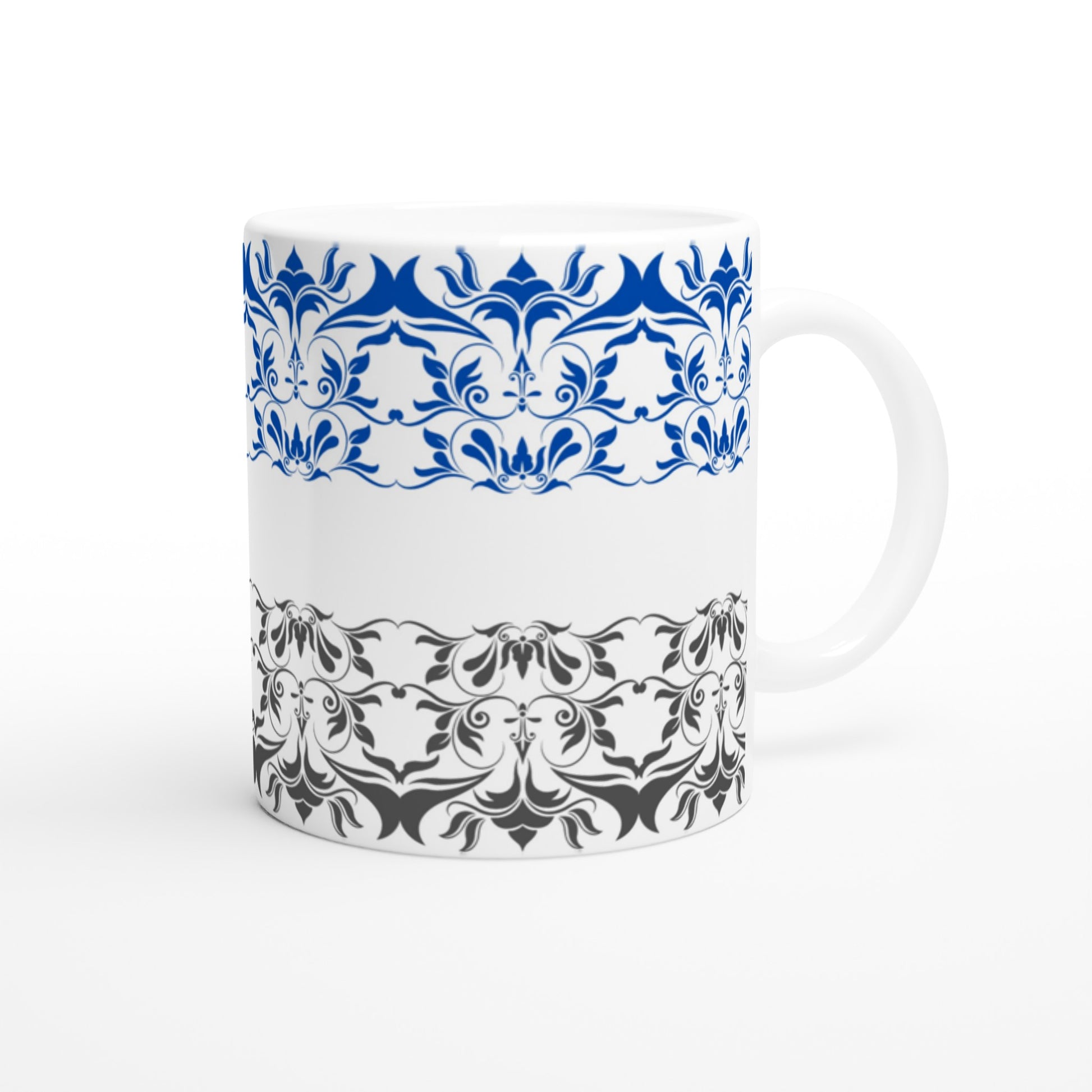 Taza con diseño original en estilo victoriano