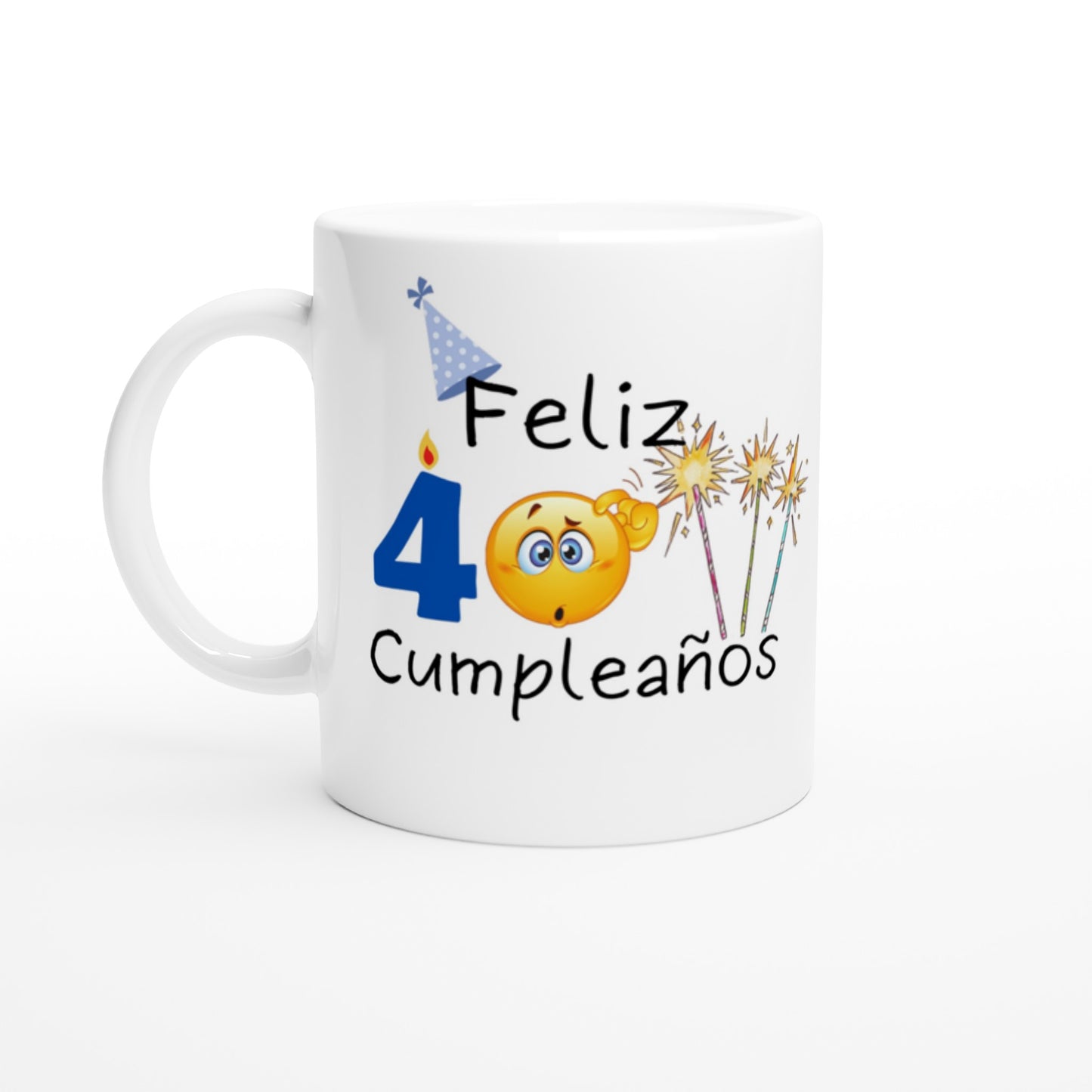 Taza de feliz 40 cumpleaños 