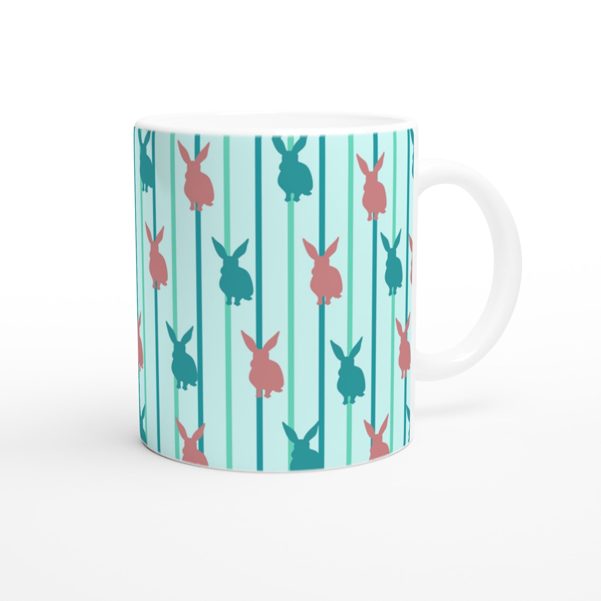 Taza de conejos creativa