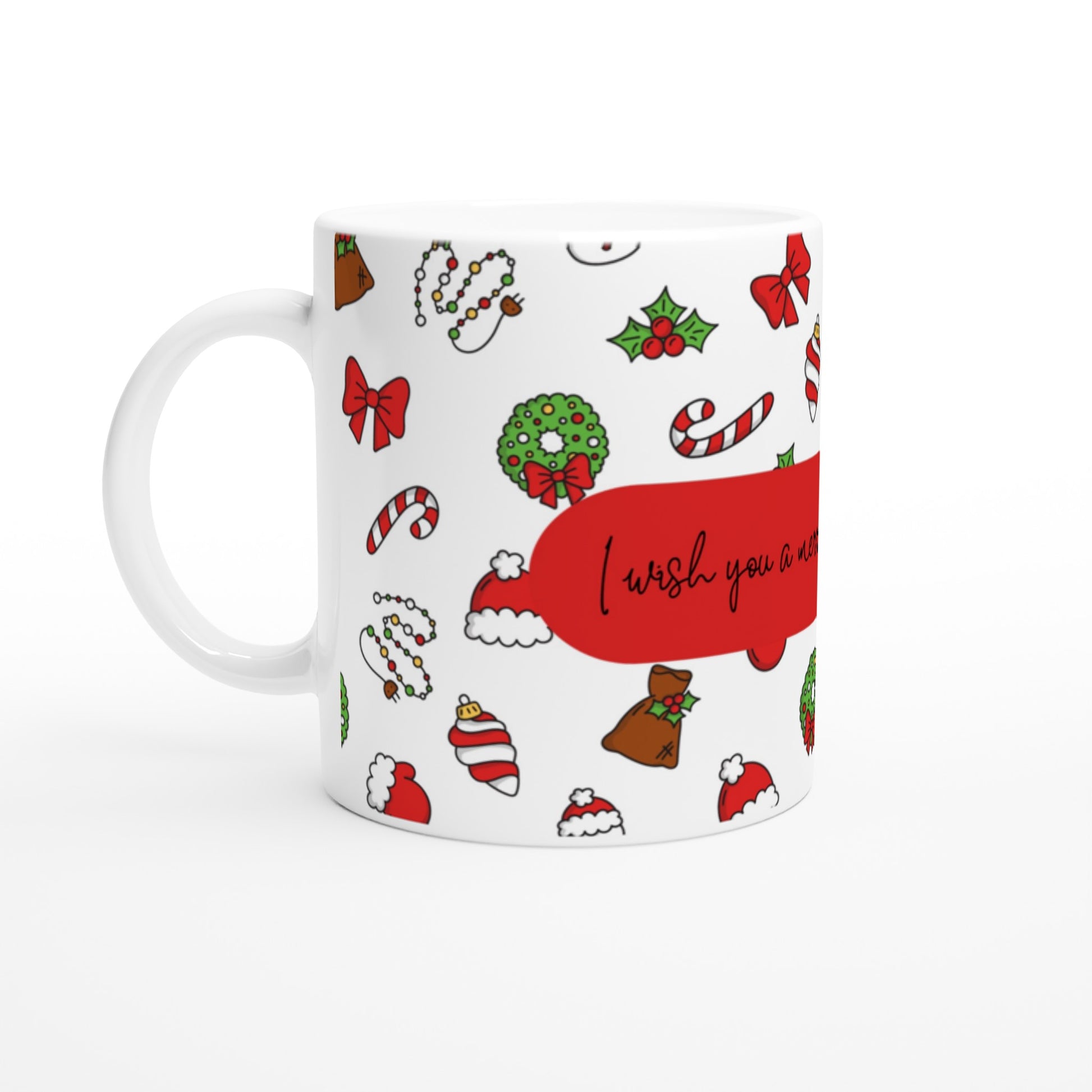 Taza de navidad con bonito diseño