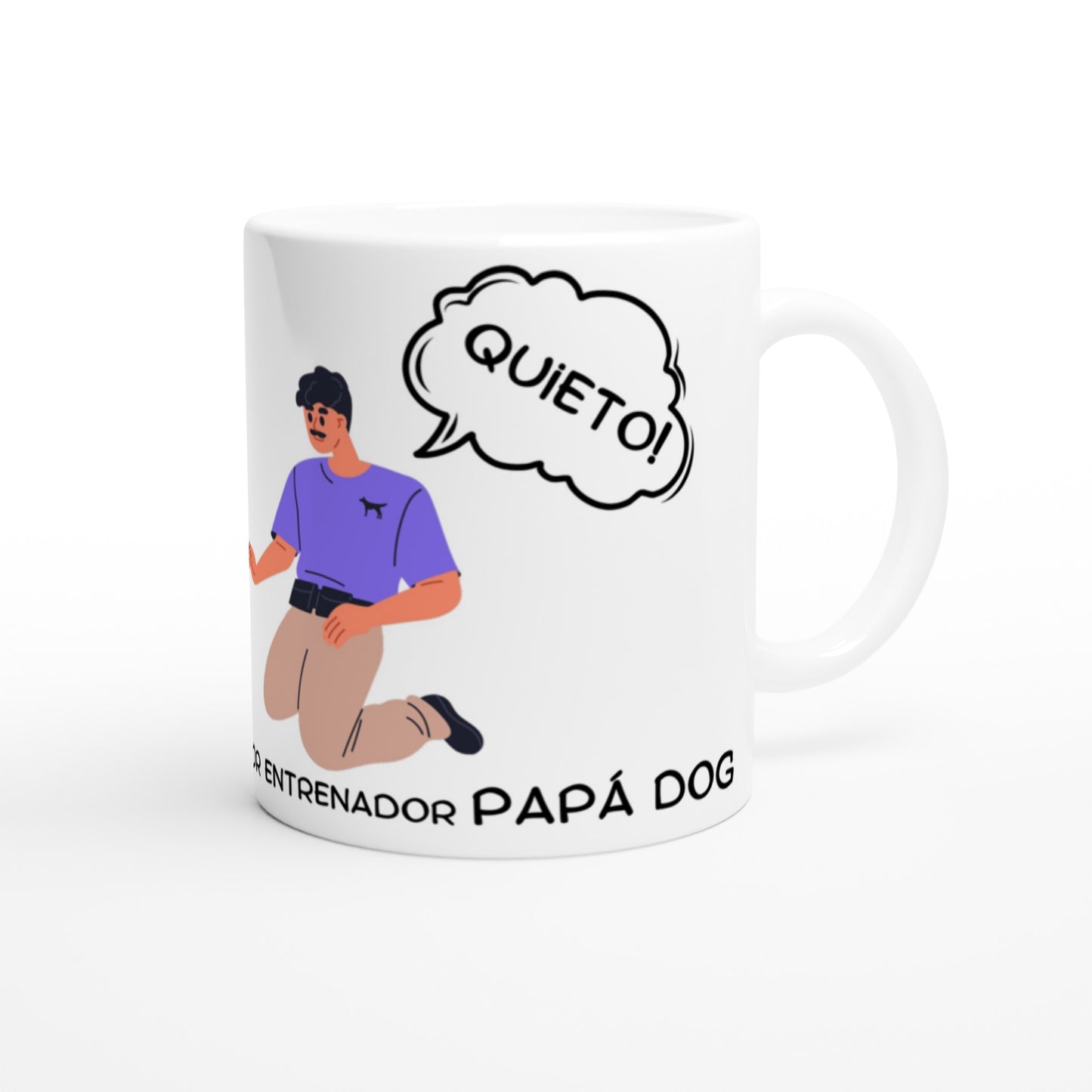 Taza personalizada de perro y papá perruno
