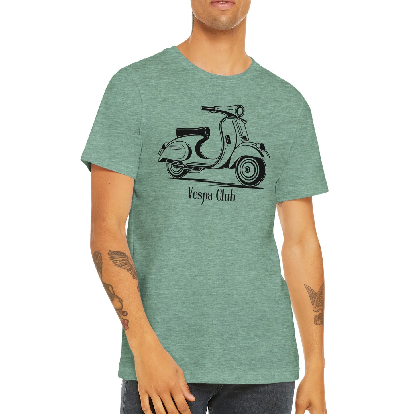 Camiseta de hombre con una vespa