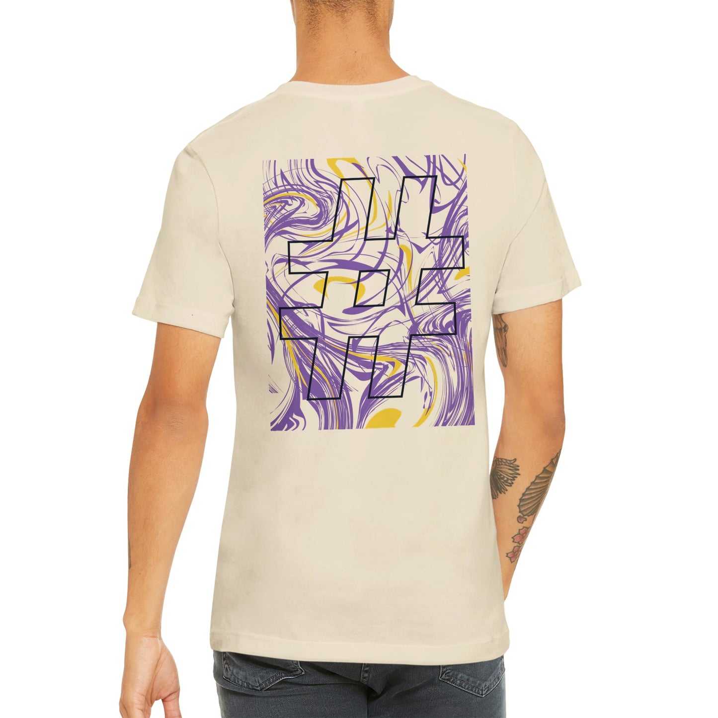 Camiseta de hombre diseño a la espalda