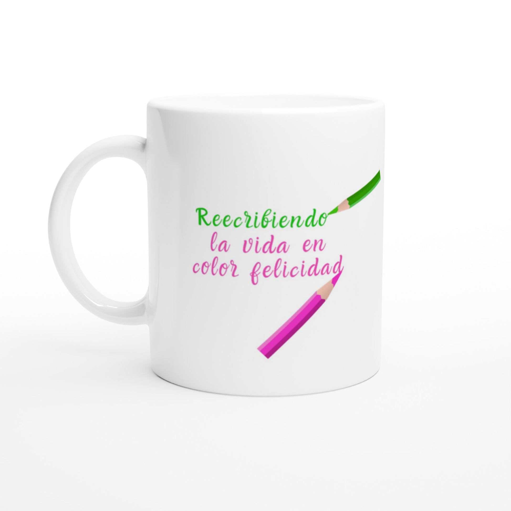 Taza con mensaje de motivación