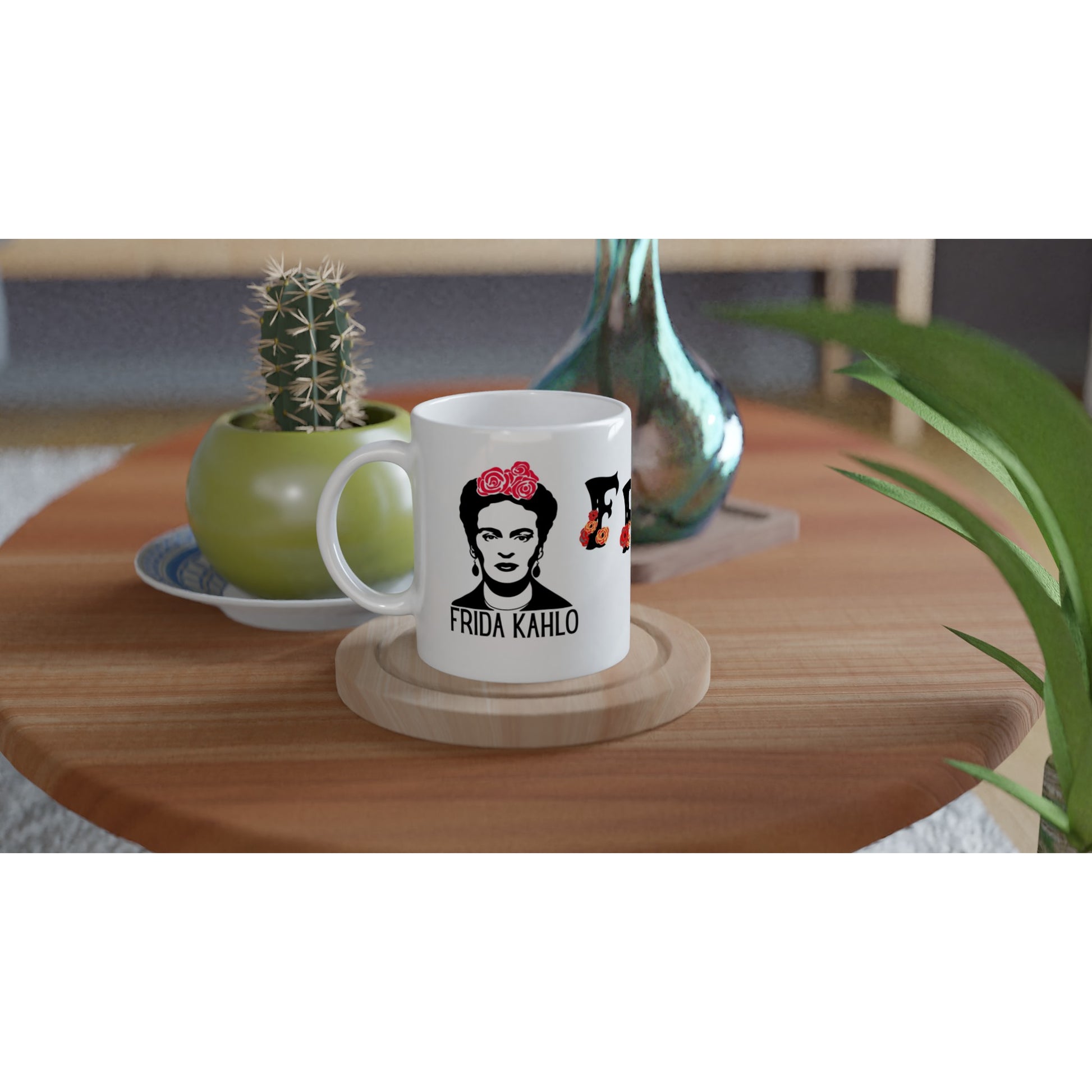 Taza artística de Frida Kahlo