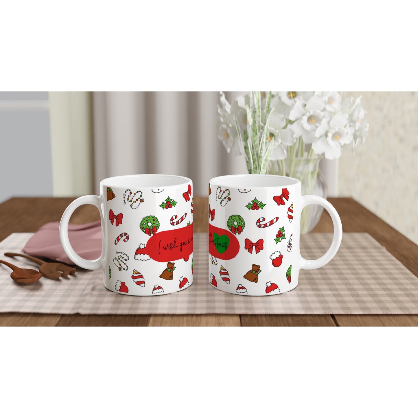 Taza bonita de navidad para regalar