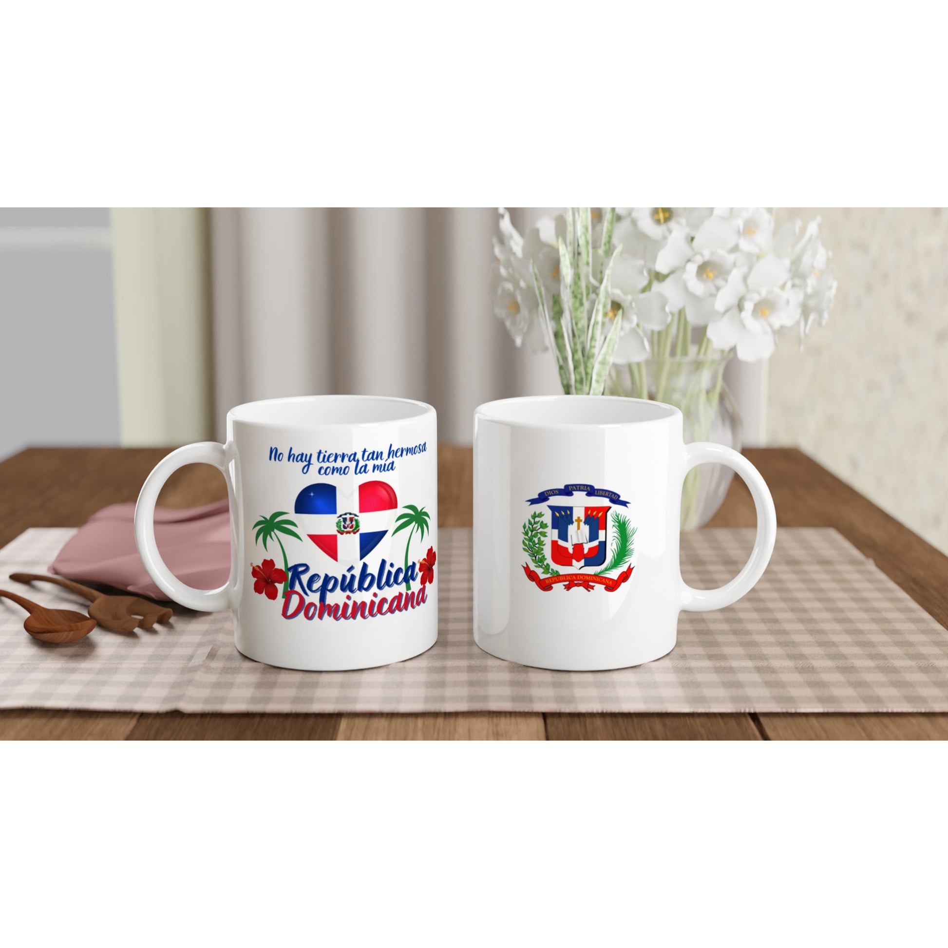 Taza con diseño Republica Dominicana