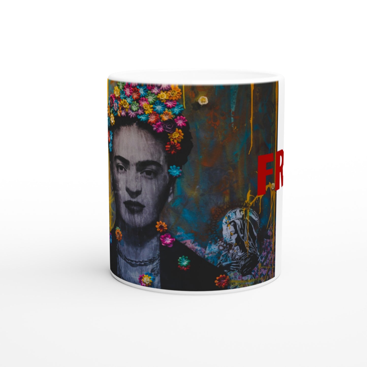 Taza de café personalizada de Frida Kahlo