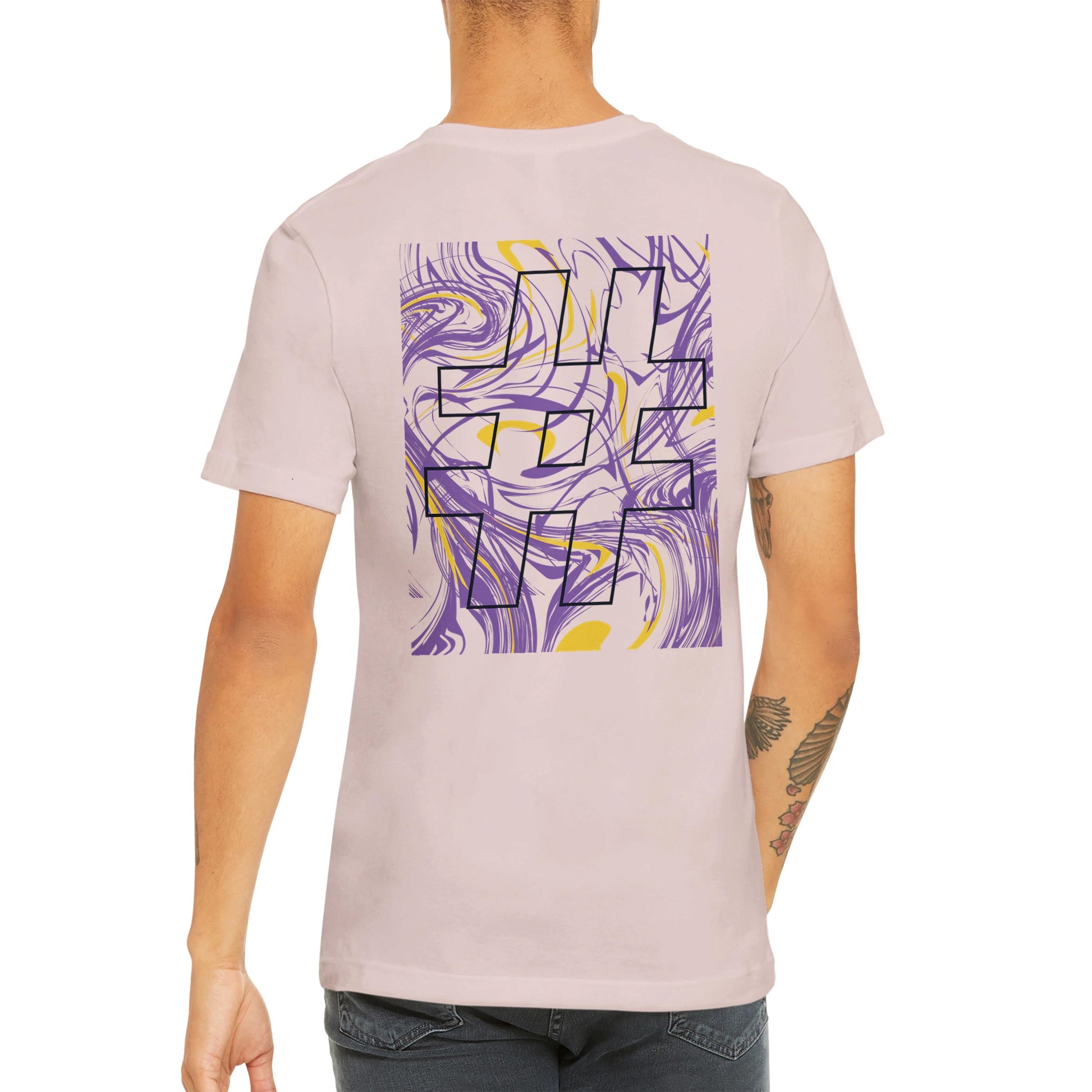 Camiseta de hombre diseño a la espalda