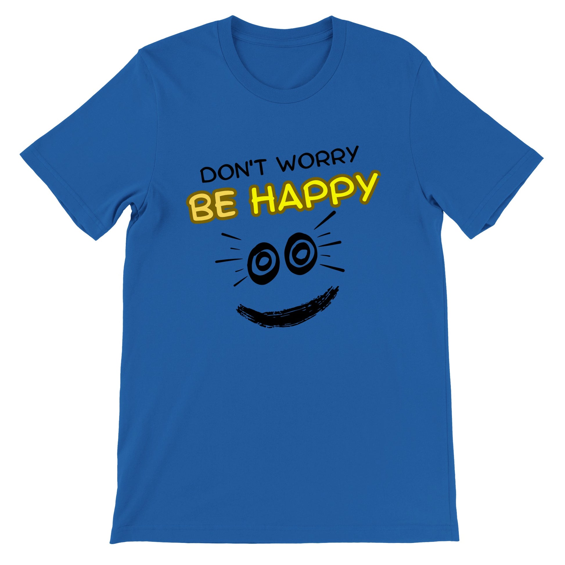 Camiseta azul con mensaje motivacion 