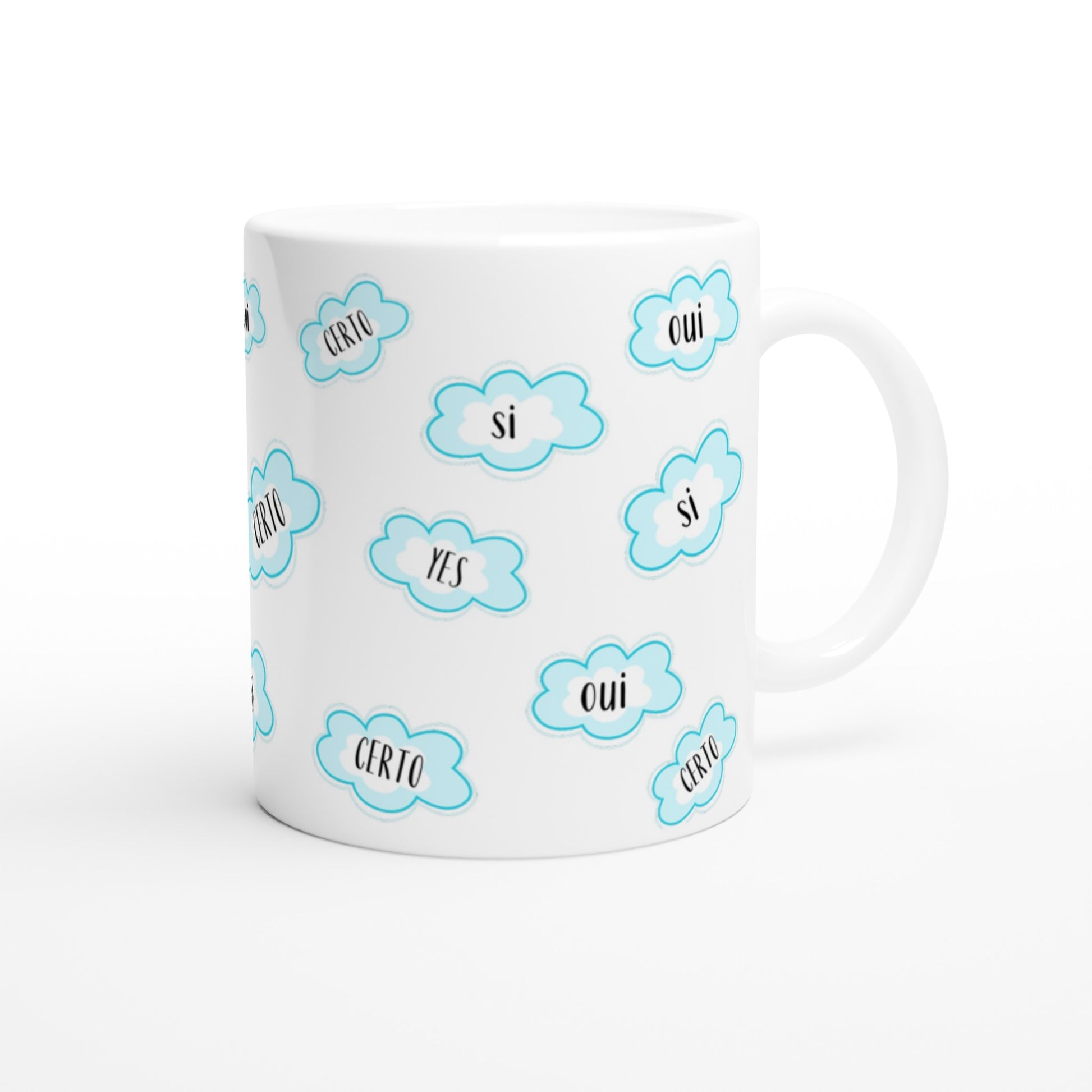 TAZA DE CAFÉ CON MENSAJE 