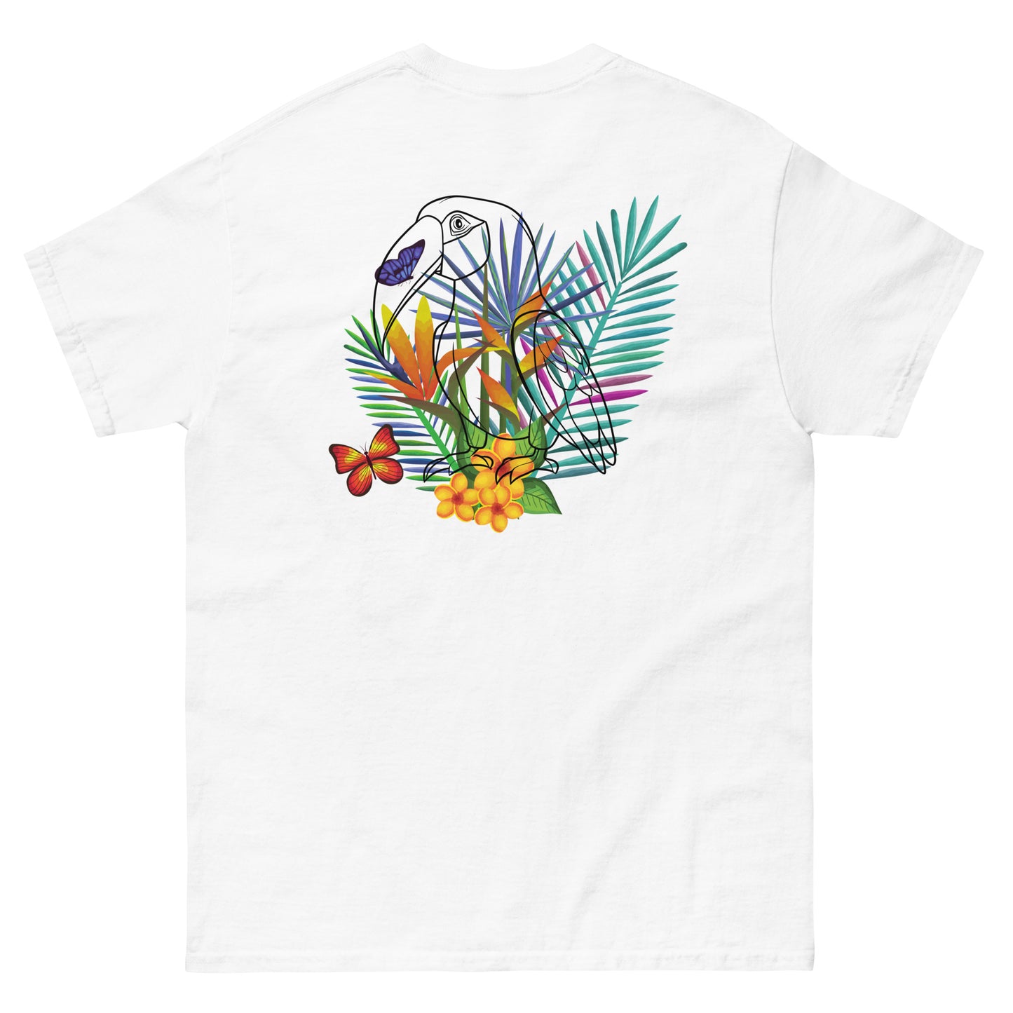 Camiseta de Hombre con Motivos Tropicales