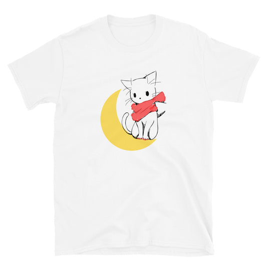 Camiseta de Mujer Gata en la Luna