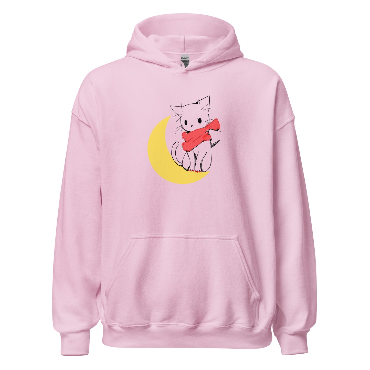 Sudadera con Capucha Gata en la Luna