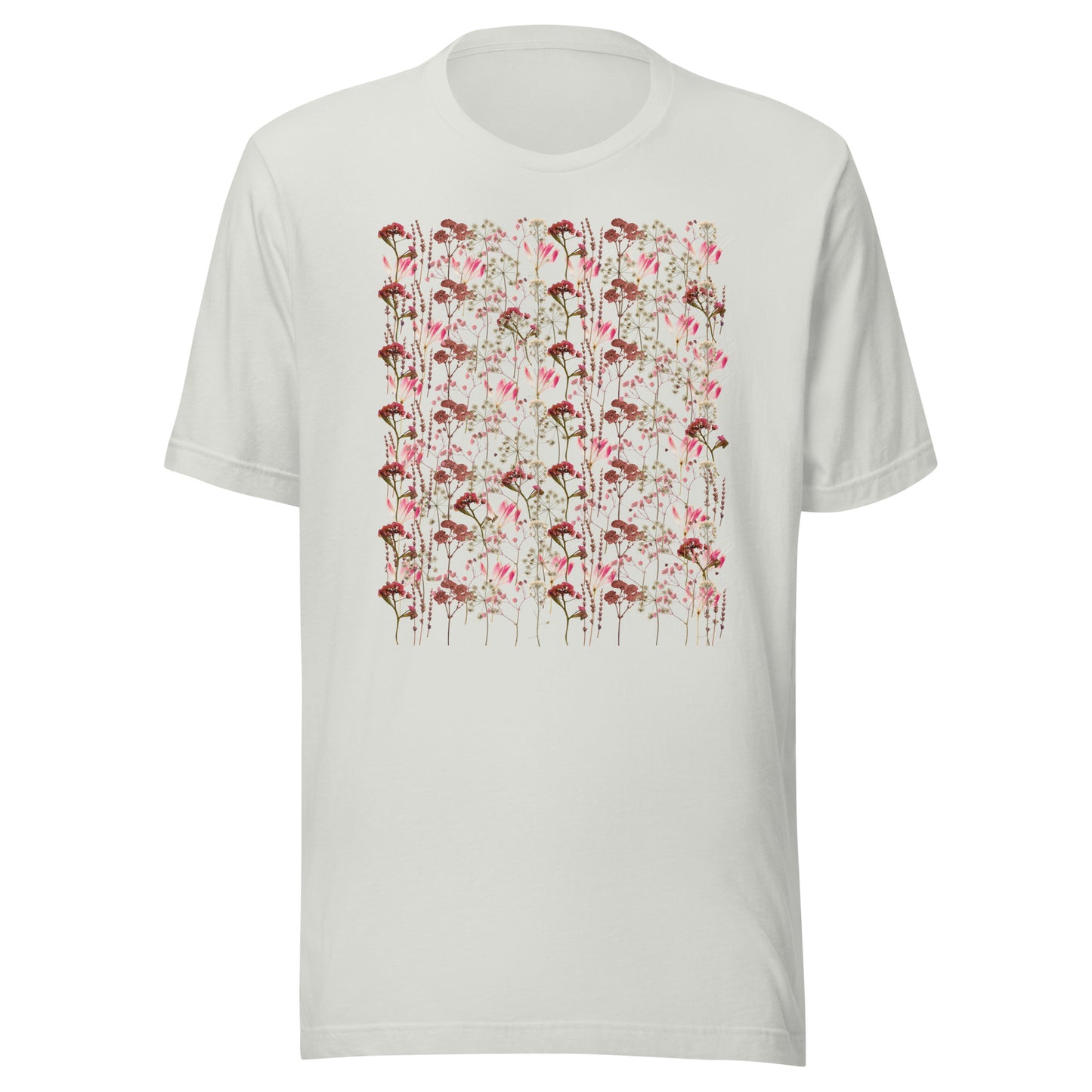 Camiseta Mujer de Flores Prensadas