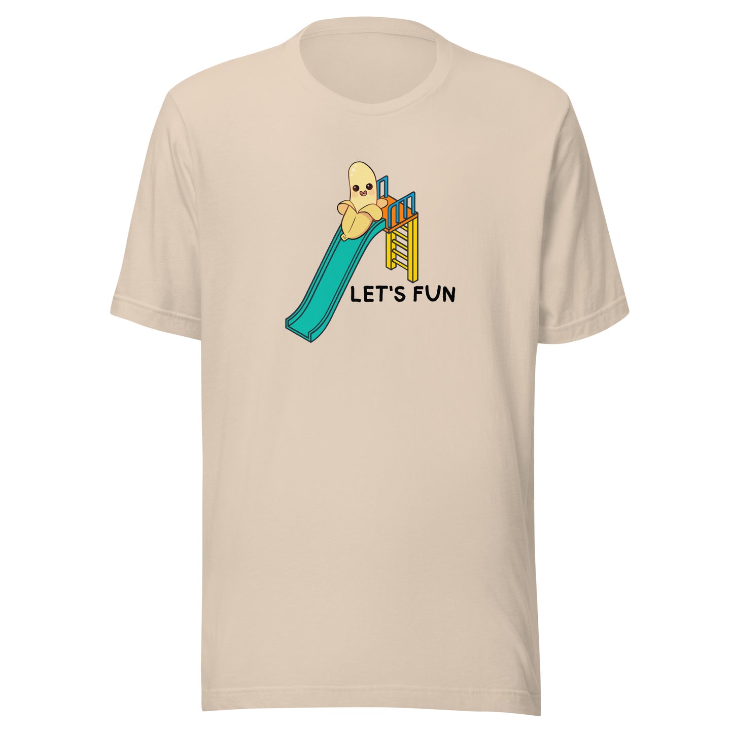 Divertida Camiseta Plátano en Tobogán